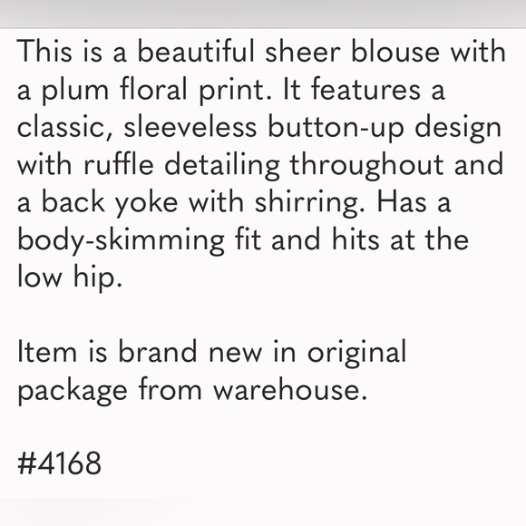 NWT | CAbi 4168 Trifle Top - Picture 6 of 7